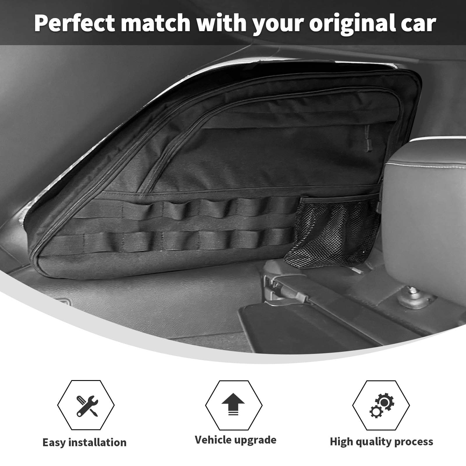 Amazon.com: Linskip Rear Side Window Storage Bag Compatible with